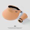 Women's Summer Casual Sun Protection Hat, Same Style As Xu Lu's, Can Be Customized with Text, with Fan, UV Protection, Open-Top Sun Hat