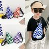 Stylish 2022 Kids Chest Bag For Boys With Trendy Checkerboard And Smile Design In Versatile Colors