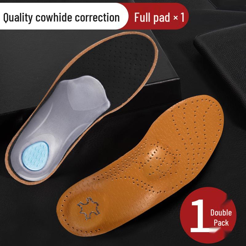 

О-образные стельки-корректоры из коровьей кожи: Поддержка свода стопы при плоскостопии, стопе X-образного типа, эверсии и коррекция косолапости у мужчин и женщин. 35-36