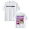 Hot Selling Sabrina Carpenter Tour World Poster Print Tshirt Men Women Loose Casual Oversized Top Soft Cotton Summer New Tee