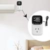 Digital Temperature Controller Outlet Socket Heating Cooling Thermostat With Timer Switches for Refrigerator Aquaculture