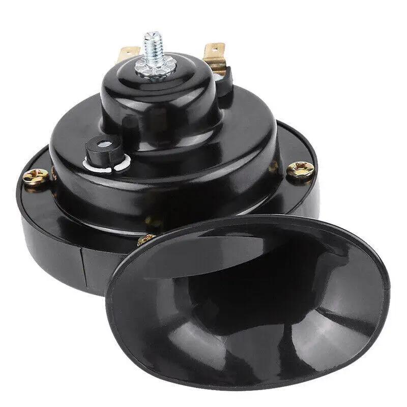300Db 12V 48W Car Snail Air Horn Waterproof Train Horn Dual-Tone Loud Signal Super Loud Horn For Motorcycle Car Truck