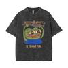 Forward Observations Group Vintage Washed Tshirt Men Women Fashion Oversized Short Sleeve Male Casual High Quality Cotton Tees