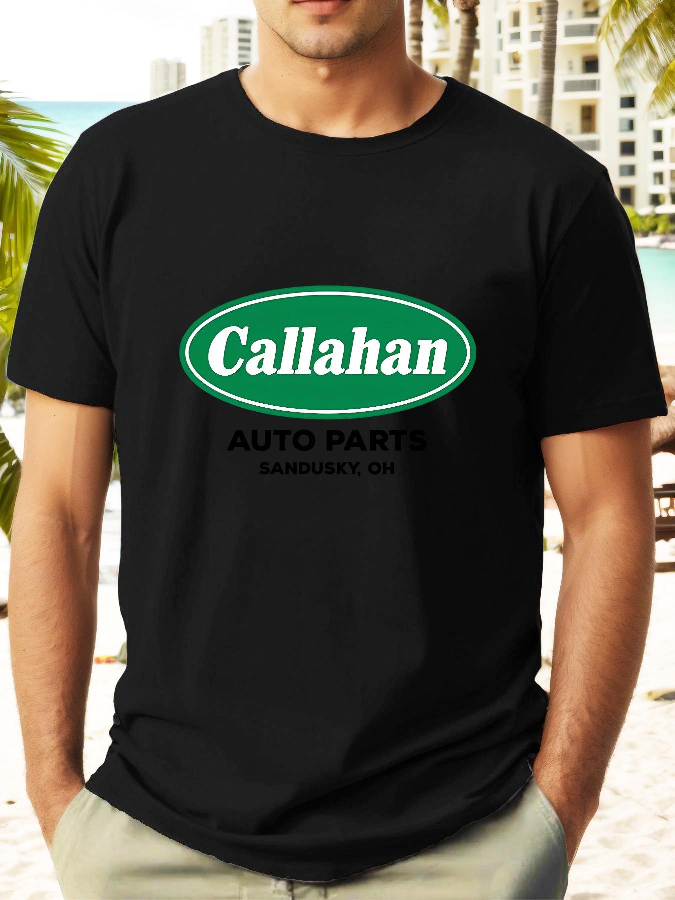 Callahan T-shirt - Vibrant Blue with Green Logo S