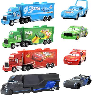 Racing Pixar 3 Toy Lightning Mcqueen Jackson Storm Chick Hicks Mack Truck Collection Die Metal Model Collection Kids Gift