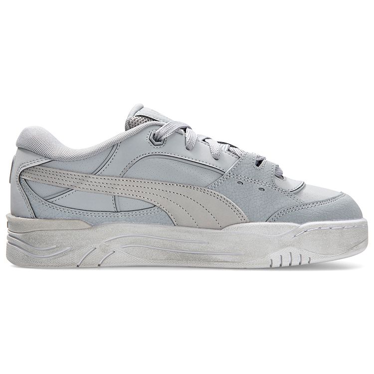 Puma 180 Leather Fabric Synthetic Leather Low-Top Sneakers Unisex Sneakers Gray 390738-01