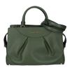 Michael Kors [New] ENZO Leather Satchel 2WAY Shoulder Tote Bag greenUsed