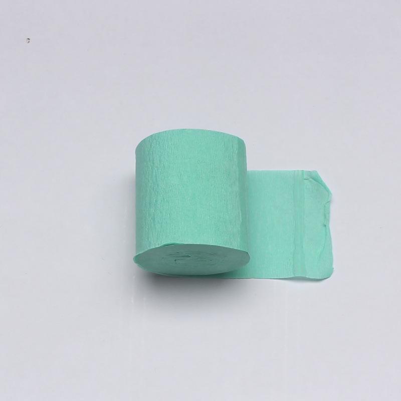 4.5cm x 10m Colored Crepe Paper Roll for Crafts and Balloon Streamers