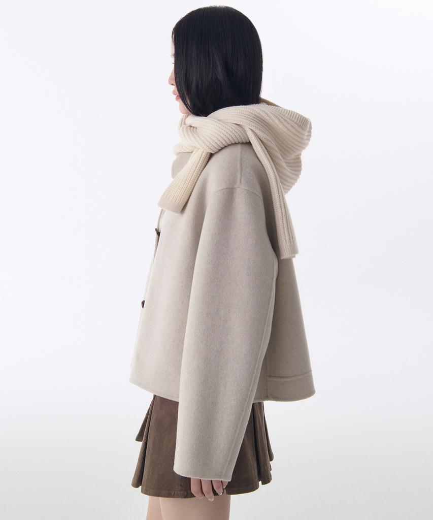 MUSINSA STANDARD WOMAN Women'S Scarf Balaclava [Cream]