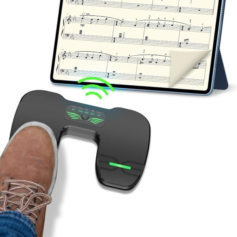 Portable Wireless Page Turners Rechargeable Page Turning Pedal Quiet Operation
