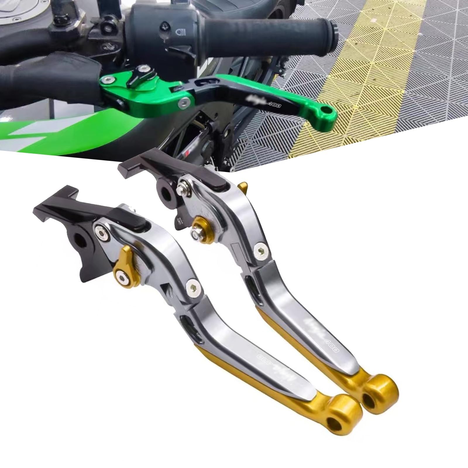 

MAORANG FOR ninja400 Ninja 400 2018-2019-2020 2021 2022 2023 2024 Motorcycle CNC Aluminum Alloy золотий