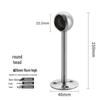 Stainless Steel Wardrobe Hanging Rod Flange Seat for Curtains, Towels, and Clothes Drying