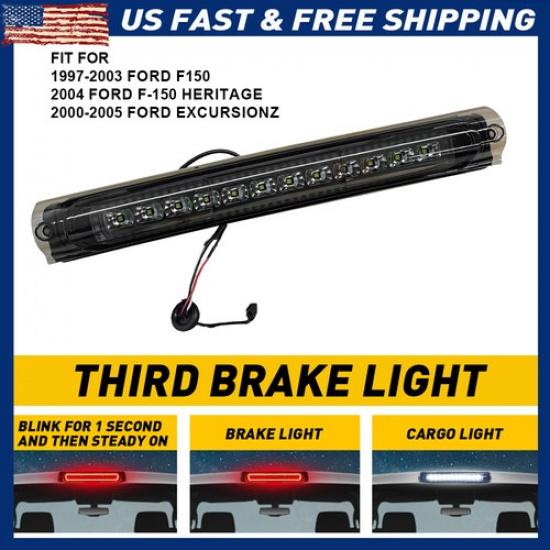For 35490 2000-2005 Excursion F150 Ford Brake LED Third 3Rd Light Stop Tail Lamp