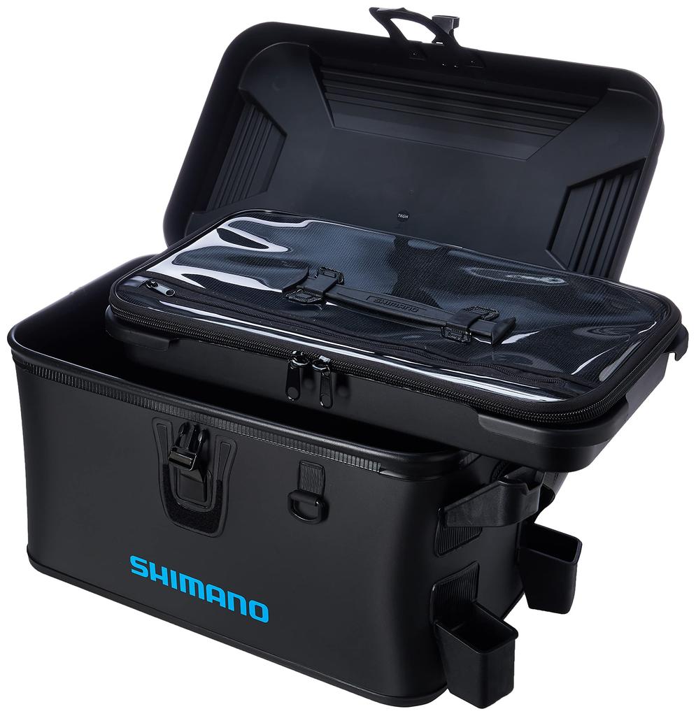 SHIMANO Fiskeutrustningsväska Spöhållare Båtväska 32L Svart (Hård) BK-007T