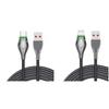 Fast Charging Wire Mobile Phone Cord USB Type C Cable Fast Charging Cable LED Quick Charger Wire
