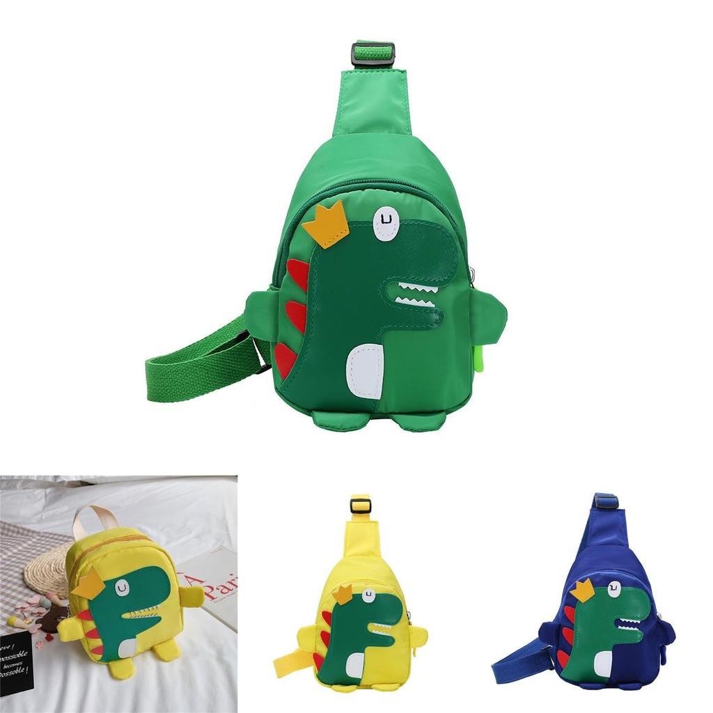 Adorable Dinosaur Backpack For Kids Durable Oxford Cloth Cute Design For Preschoolers