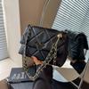 Rhombus Chain Bag Women's Summer New Trendy Fashion Versatile High-end Single Shoulder Crossbody Small Square Bag