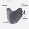 Anti-UV Face Mask Ice Silk Sunscreen Mask Fashion Face Shield  Summer