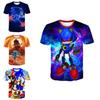 Stylish Sonic The Hedgehog Kids T-shirt With Colorful Cartoon Design For Boys And Girls