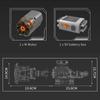 MOULD KING 10206 MCL Sports Car V8 Engine Building Block Model 737PCS DIY Mechanical Assembly Kit for Adults STEM Toy