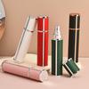 Travel-Size High-End Exquisite Leather Perfume Refill Spray Bottle for Cosmetics