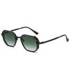  New Fashion Square Sunglasses Men Punk Shades UV400 Retro Metal Trending Gradient Women Sun Glasses