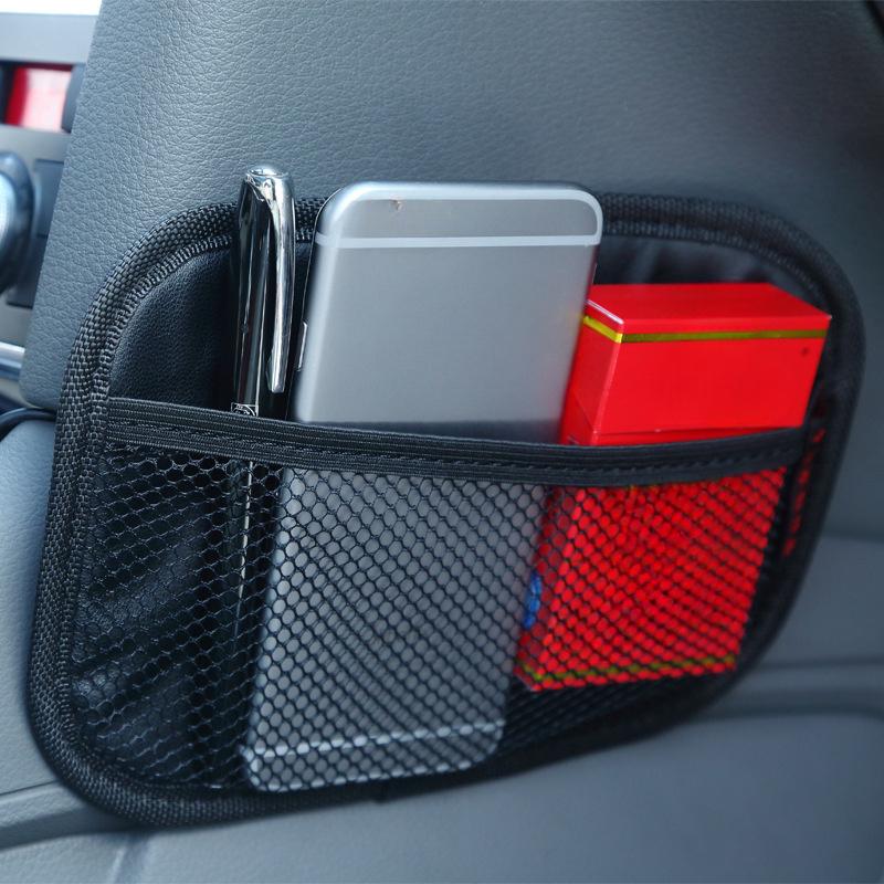 Car Seat Organizer Auto Seat Side Storage Hanging Bag Multi-Pocket Drink Holder Mesh Pocket Car Styling Organizer Phone Holder