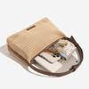 Unique design woven hobo underarm bag for women, 2025 summer new model, resort style, lightweight commuter shoulder and crossbody bag