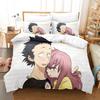 New 3d Print  Film A Silent Voice Bedding Set Single Twin Full Queen King Size Bed Set Adult Kid Bedroom Duvet Cover Sets