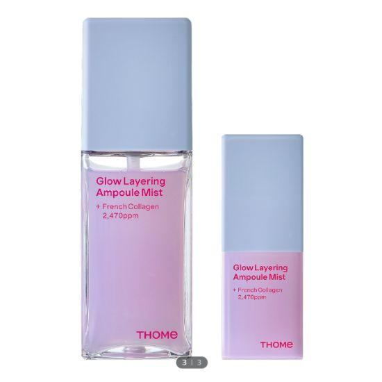 THOME Glow Layering Collagen Ampoule Mist Hydrating Radiance Set 73.8ml + 30ml