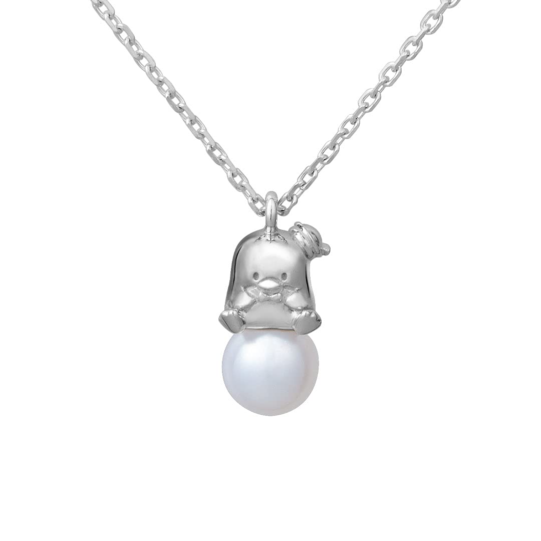 

Sanrio Tuxedosam Goods Necklace TUXEDOSAM Necklace Silver Pearl Pearl Gift [U-Treasure] Women s