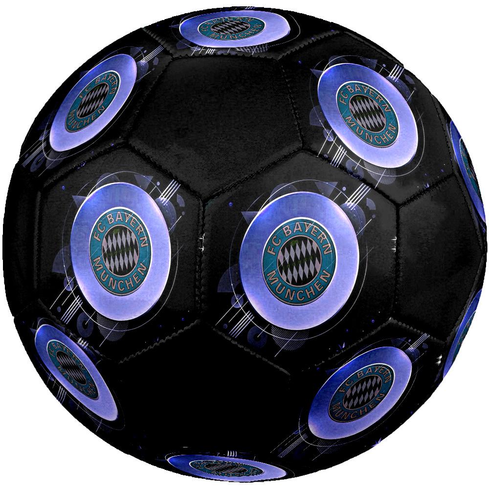 Balón de Fútbol FC Bayern München Colorido Para Todas las Edades Cosido a Máquina PVC Listo para Competición Duradero Alto Rebote. TAMAÑO5