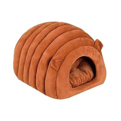Cat Litter and Cat House for All Seasons Caterpillar Shape Winter Warm Cat Sleeping Bag Pet Supplies Cattery and Cat House