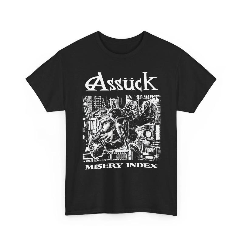 Misery Index Album Art Tee Death Metal Grindcore Shirt Anarchopunk Discordance Axis Unisex Heavy Cotton Band S