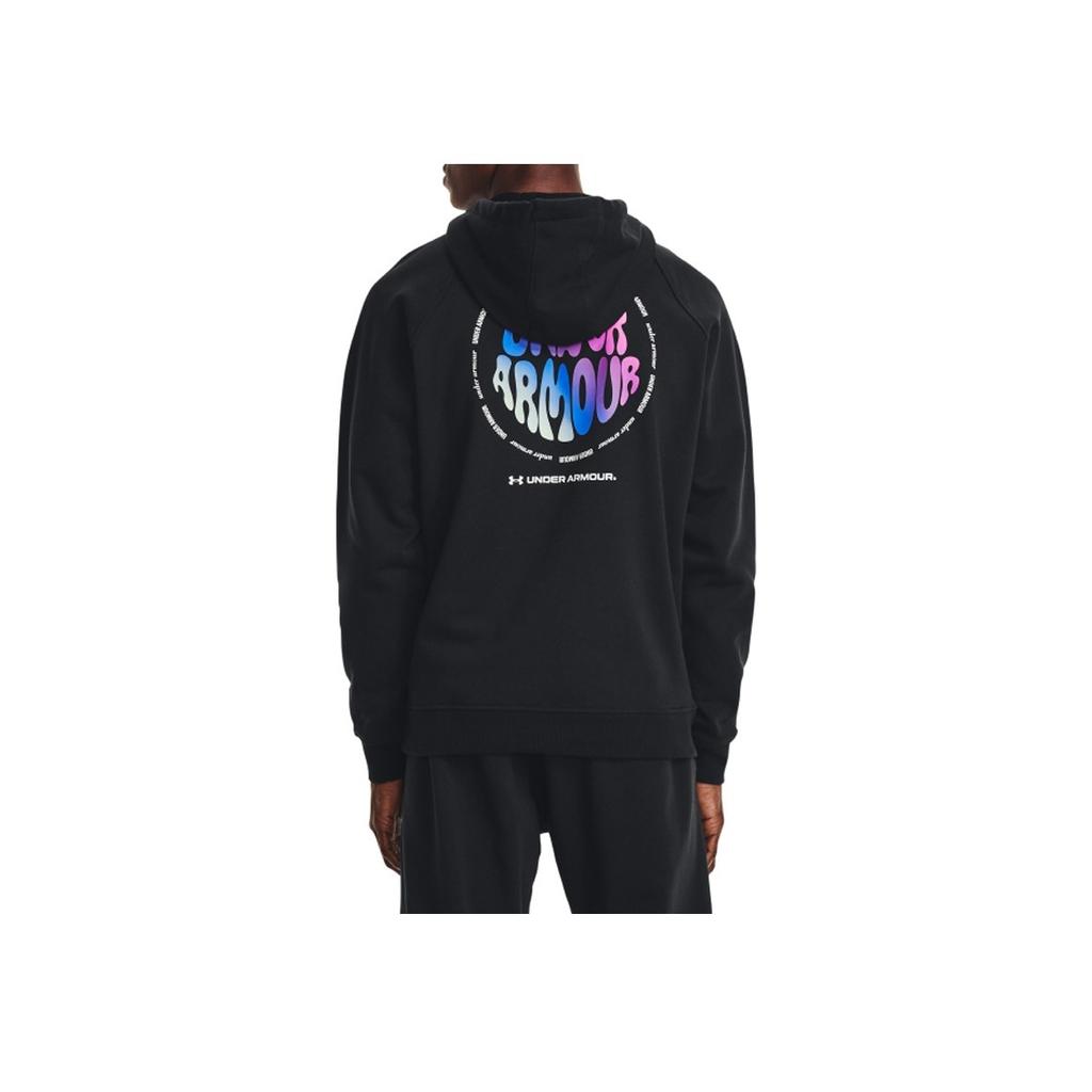 Under Armour Elevated Terry Hoodie With Sport Logo Men Tops Black 1373844-001