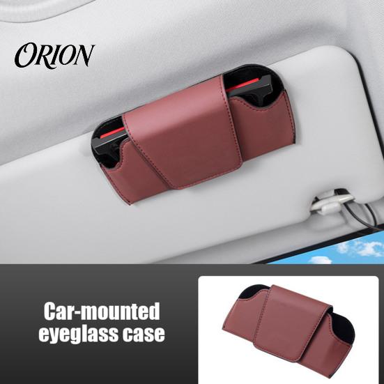 Leather Glasses Clip for Vehicle Car Clip, Sun Visor Storage, Multi-Function Sunglasses Holder Interior Decoration Accessories Visor, Universal