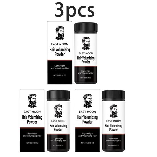 East Moon men's hairstyle fluffy powder, natural plump contours, portable and easy to use, daily styling care, refreshing and non-stick 10g