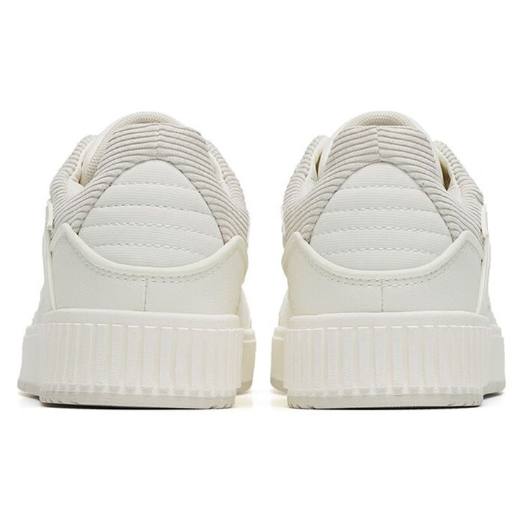 Anta 982 Trendy Thick Sole Casual Low Top Sneakers Women sneakers White Gray 122248066-1