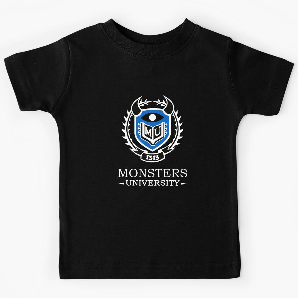 monster one eyed horns univercity themes dark Kids T-Shirt 100