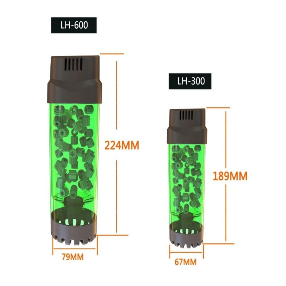 With Air Stone Fluidized Moving Bed Filter Easy Installation High Efficiency Bubble Bio Media Reactor Bio Media Aquarium Filter