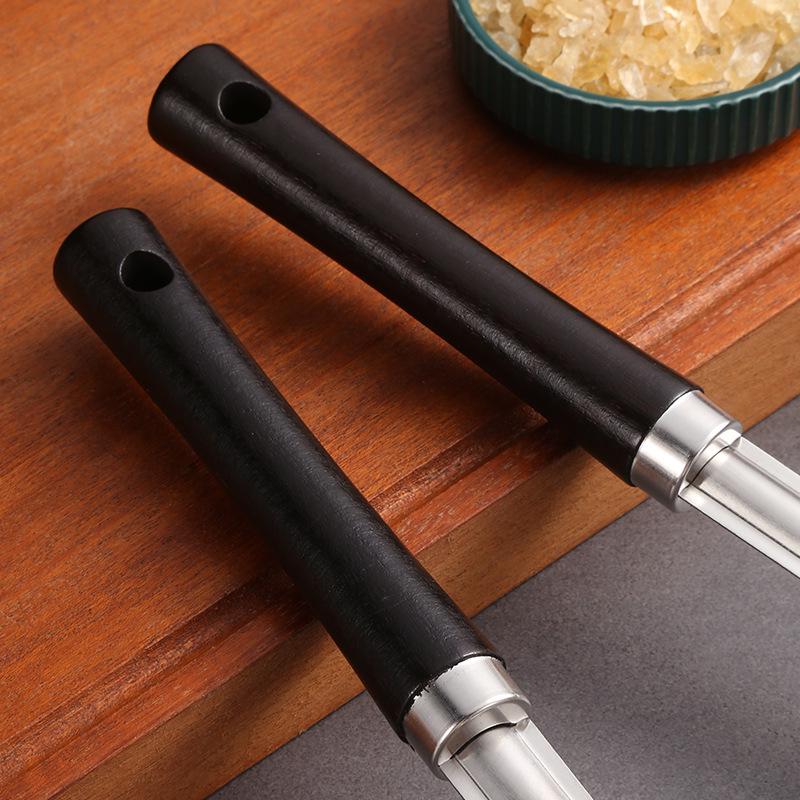 Japanese Kitchenware Set: Stainless Steel Spatula, Soup Ladle, Slotted Spoon, Charcoal Gray, Anti-scalding Cooking Utensils.
