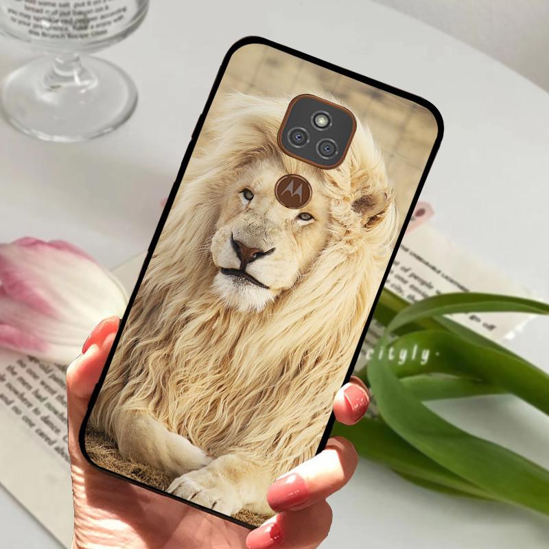 For Motorola Moto E7 Plus Cases E7Plus Cover Soft TPU Silicone Back Cover For Moto E7 E7i Power Case Black Bumper Shells Etui