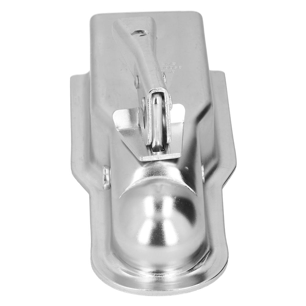 Adjustable Trailer Coupler 3in Channel Secure Coupling for 2in Hitch Ball 3500lbs Weight Capacity