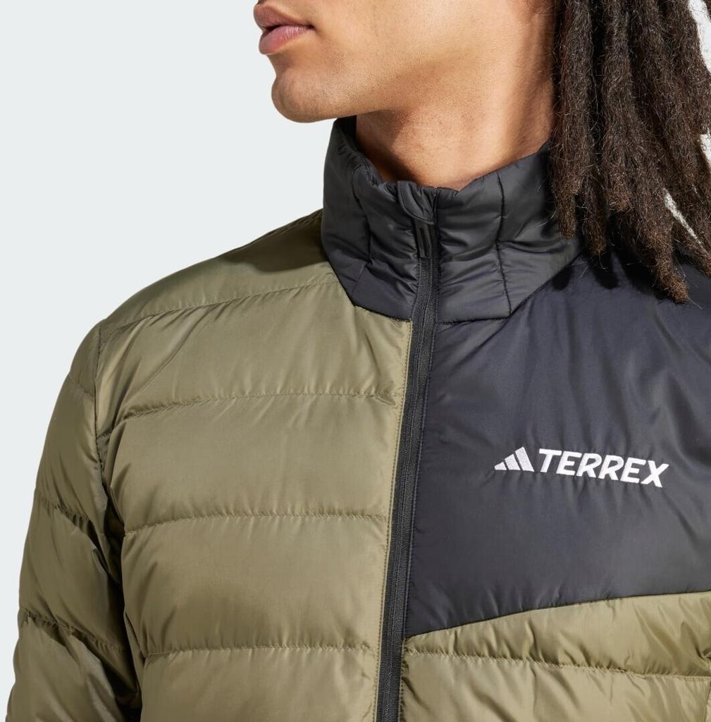 Demi-season Jacket Adidas Terrex Multi Light Down Jacket Olive Strata / Black (JE6711)