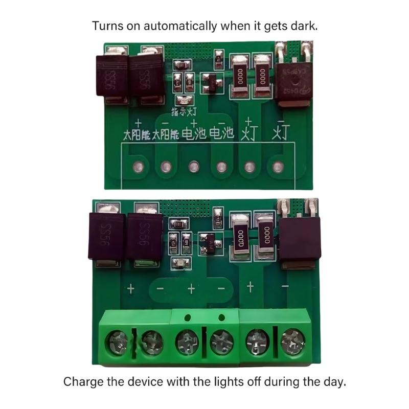 Automatic Light Controller Circuit Board For Outdoor Photovoltaic Panel Energy Weatherproof Design Easy Installation