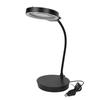 130mm Diameter 2X Magnifying LED Lamp Flexible Tube 13X Magnifying Glass Desk Light for Tattoo Manicure