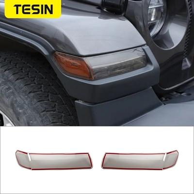 Cubierta Decorativa de Lámpara para Ceja de Rueda de Coche para Jeep Wrangler JL Gladiator JT 2018 Accesorios Exteriores