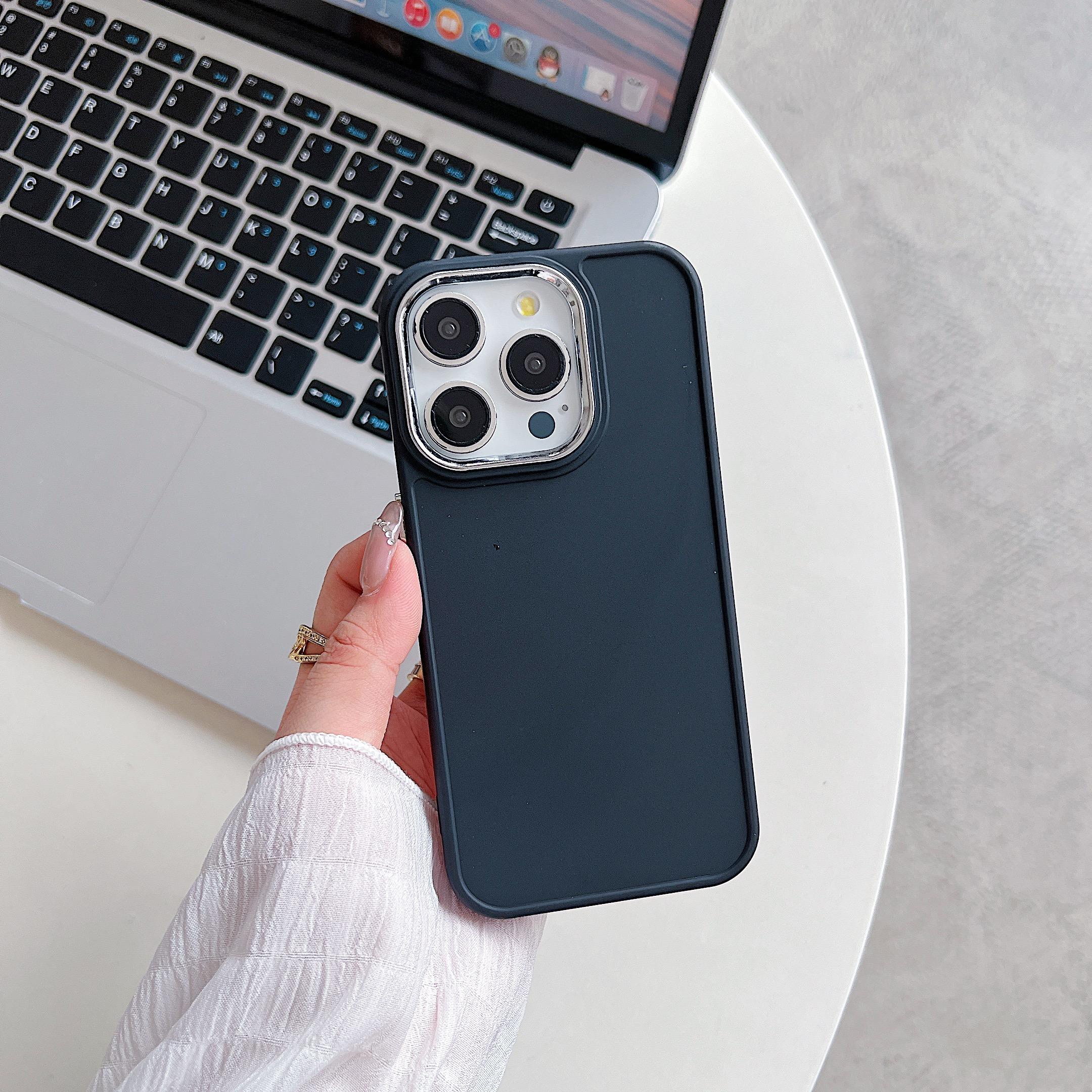 

Роскошный противоударный чехол для iPhone 16 15 14 13 12 11 Pro Max X Xs XR 7 8 Plus, прочный мягкий силиконовый бампер, задняя крышка For iPhone16 Pro Max