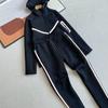 2026 Womens Sporty Casual Tracksuit Reflective Letter Outfit