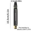 Portable High-Pressure Water Gun 7 Spray Modes Ergonomic Grip Battery-Free Black Gold Lightweight Durable for Car Wash Garden